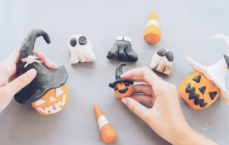 Virtual Halloween Clay Hand Building (Kit Included)
